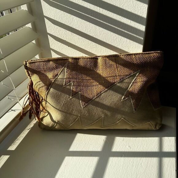 90’s Metallic Overlay Clutch Purse - Picture 5 of 11